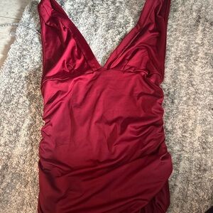 Shein Burgundy Tank Top